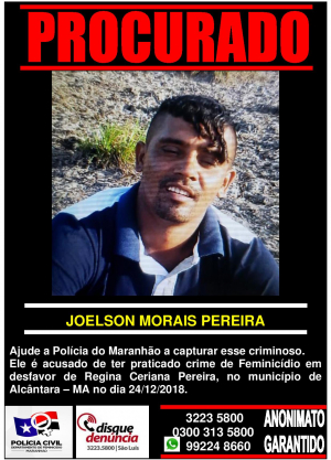 JOELSON MORAIS PEREIRA - PROCURADO