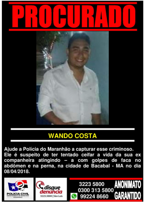 WANDO COSTA - PROCURADO