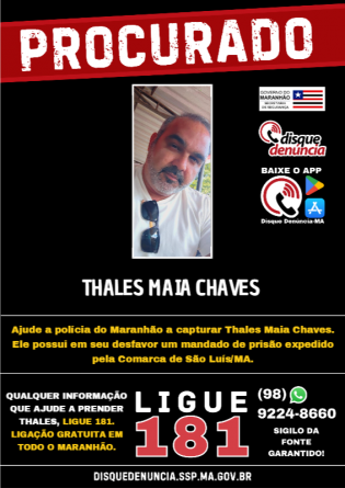 THALES MAIA CHAVES - PROCURADO