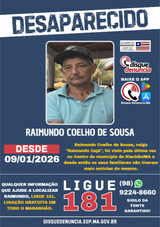 RAIMUNDO COELHO DE SOUSA - DESAPARECIDO