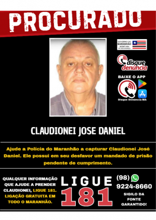 CLAUDIONEI JOSE DANIEL - PROCURADO
