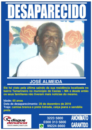 JOSÉ ALMEIDA - DESAPARECIDO