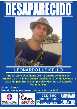 LEONARDO LUDICELLO - DESAPARECIDO