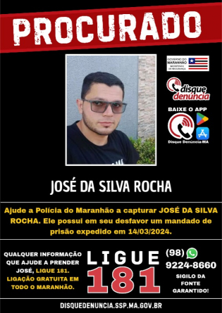 JOSÉ DA SILVA ROCHA - PROCURADO