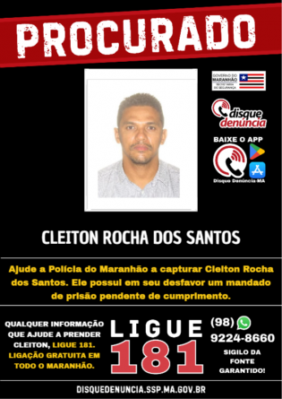 CLEITON ROCHA DOS SANTOS - PROCURADO