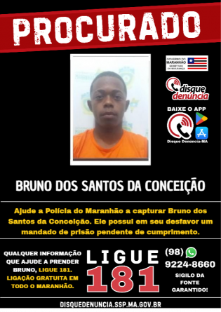 BRUNO DOS SANTOS DA CONCEIÇÃO - PROCURADO