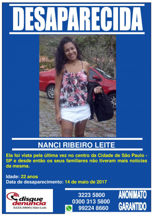 NANCI RIBEIRO LEITE - DESAPARECIDA