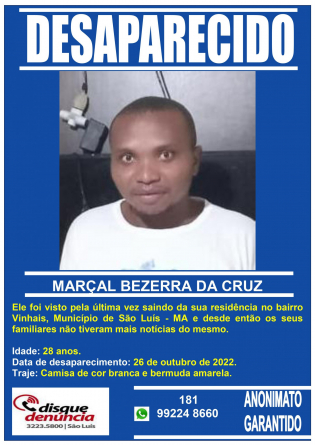 MARÇAL BEZERRA DA CRUZ - DESAPARECIDO
