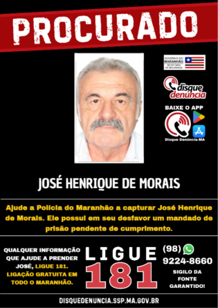 JOSÉ HENRIQUE DE MORAIS - PROCURADO