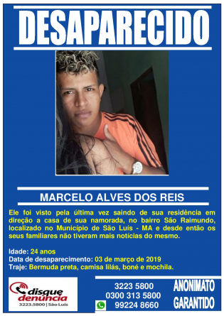 MARCELO ALVES DOS REIS - DESAPARECIDO