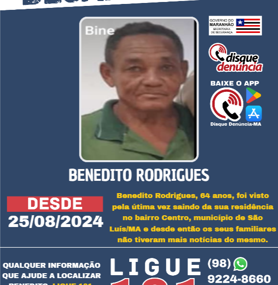 BENEDITO RODRIGUES – CARTAZ
