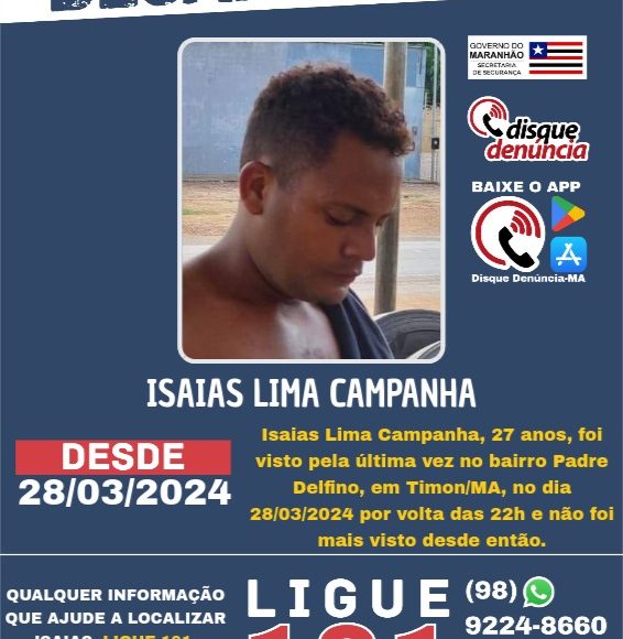 CARTAZ ISAIAS