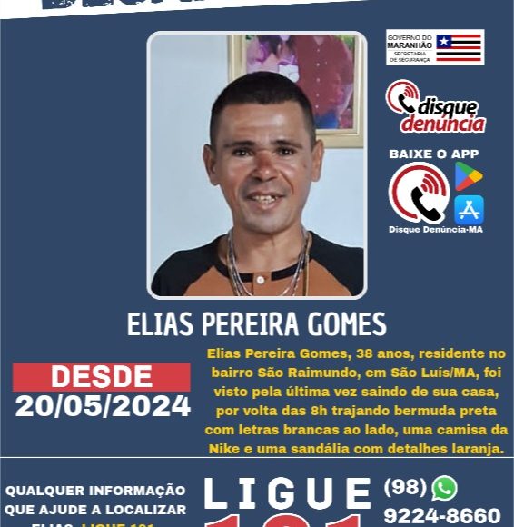 DESAPARECIDO ELIAS PEREIRA