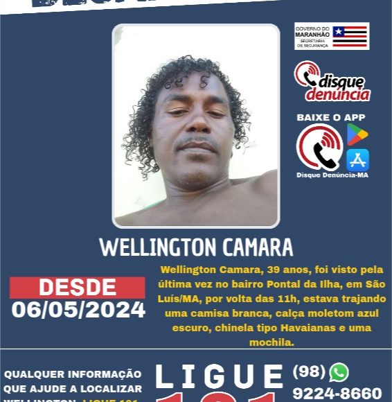 DESAPARECIDO WELLINGTON CAMARA