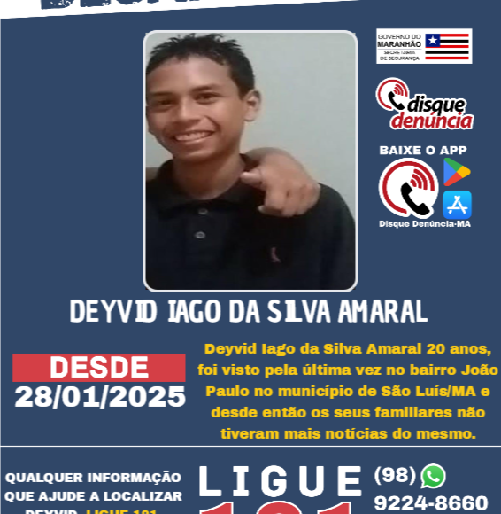 DEYVID IAGO DA SILVA AMARAL – desaparecido (1)