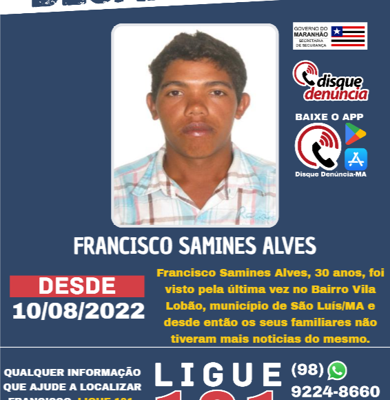 FRANCISCO SAMINES ALVES – desaparecido