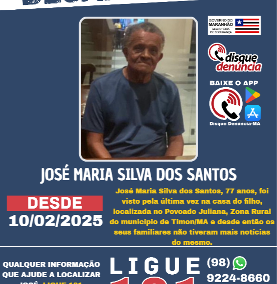 JOSÉ MARIA SILVA DOS SANTOS – DESAPARECIDO