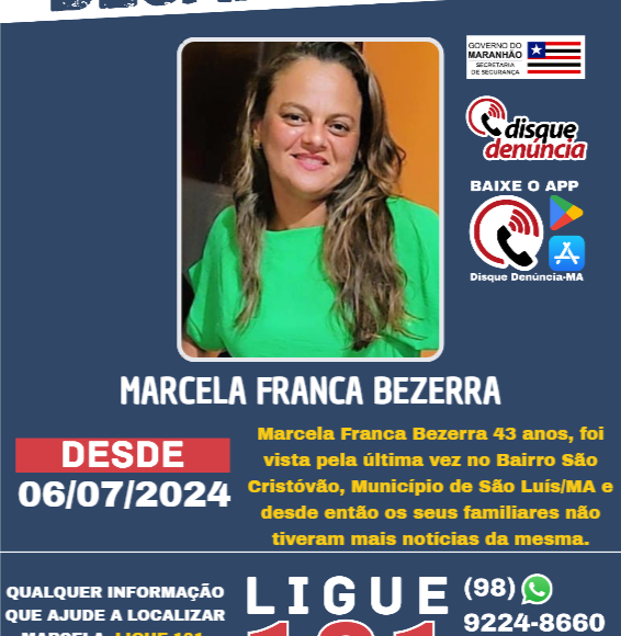MARCELA FRANCA BEZERRA – DESAPARECIDA