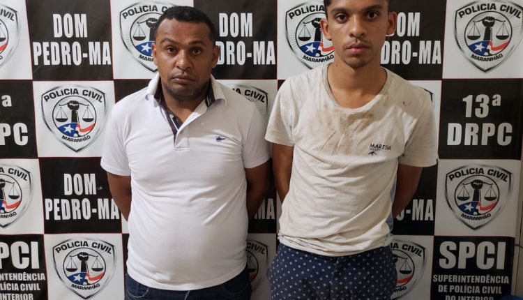 Dupla é presa com mais de 100 mil em objetos furtados em Dom Pedro.