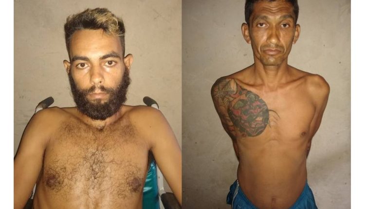 EM BARRA DO CORDA, DOIS HOMENS SÃO PRESOS PELA POLÃCIA MILITAR POR TRÃFICO DE DROGAS E PORTE ILEGAL DE ARMA