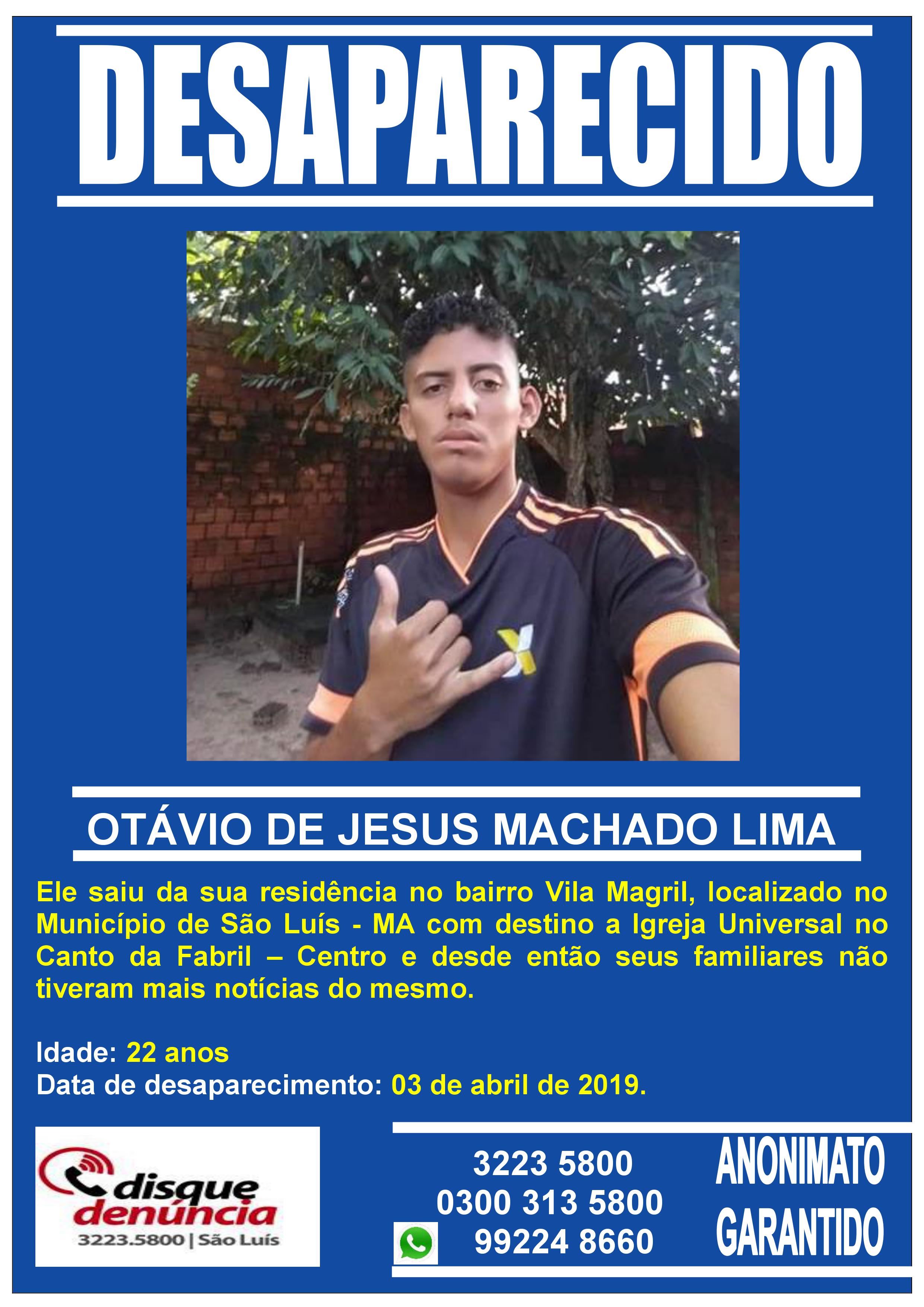OTÁVIO DE JESUS MACHADO LIMA