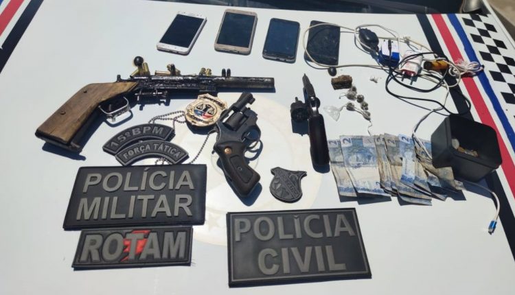 ARMAS DE FOGO SÃO APREENDIDAS EM AÇÃO CONJUNTA EM BACABAL