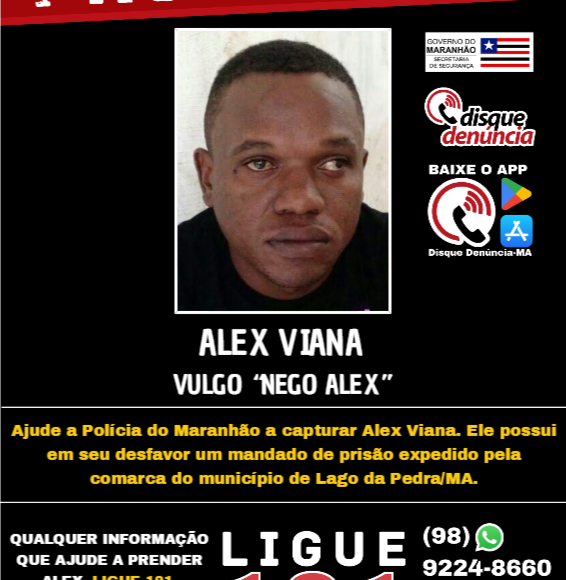 ALEX VIANA – procurado