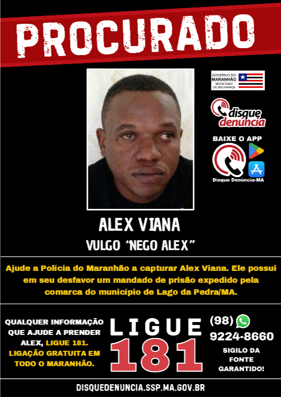 ALEX VIANA - PROCURADO