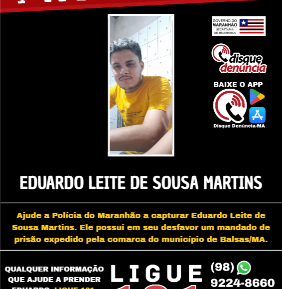 EDUARDO LEITE DE SOUSA MARTINS – CARTAZ