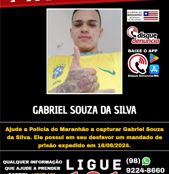 GABRIEL SOUZA DA SILVA – procurado (2)