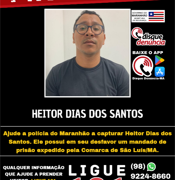 HEITOR DIAS DOS SANTOS – procurado