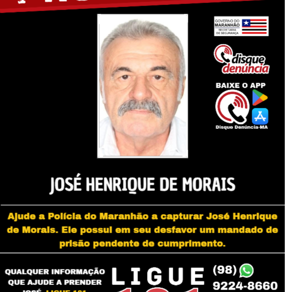 JOSÉ HENRIQUE DE MORAIS – PROCURADO
