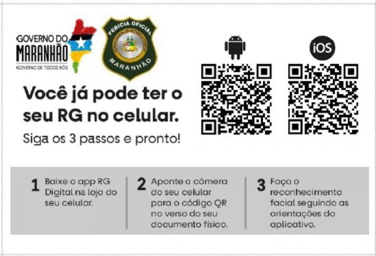RG Digital MA Garante Mais Praticidade E Seguran a s Pessoas Que 